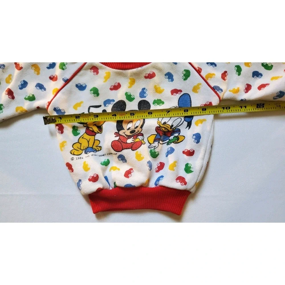 Vintage 80s Disney Baby By Confetti Knits Sweater Size Newborn To 6 Months Stain